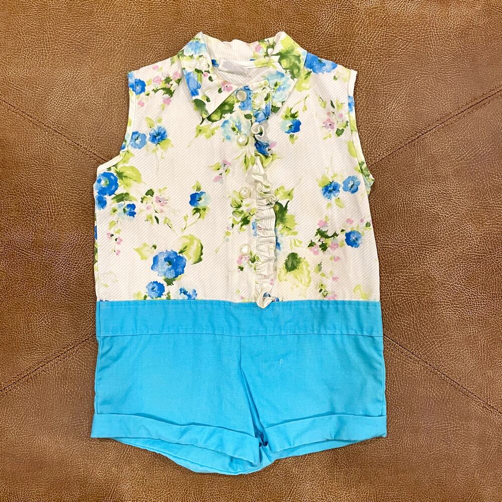 Vintage 60s 70s Wee Editions Toddler's Children's Dress 3T